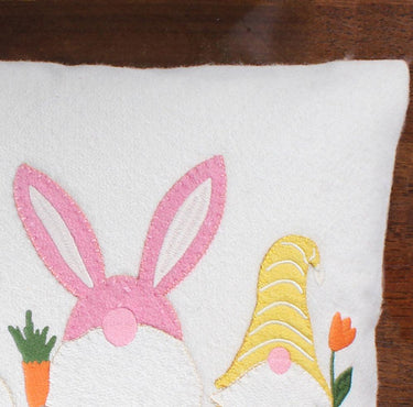 Easter Gnomes Cream Pillow PL110032 - The Fox Decor